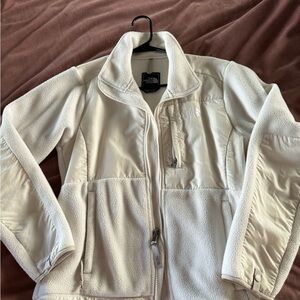 The North Face white Fleece Jacket